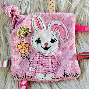 Stickdatei Knistertuch Hase Osterhase Doodle Applikation Set 812 - Sewando