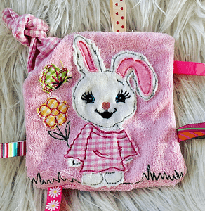 Stickdatei Knistertuch Hase Osterhase Doodle Applikation Set 812 - Sewando