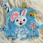 Stickdatei Knistertuch Hase Osterhase Doodle Applikation Set 812 - Sewando