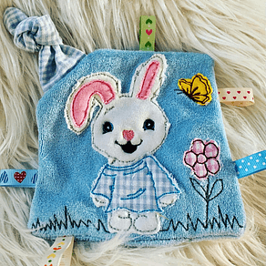 Stickdatei Knistertuch Hase Osterhase Doodle Applikation Set 812 - Sewando