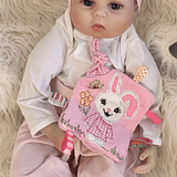 Stickdatei Knistertuch Hase Osterhase Doodle Applikation Set 812 - Sewando