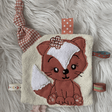 Stickdatei Knistertuch Baby Fuchs Maschinenstickerei Doodle Applikation Set 814 - Sewando