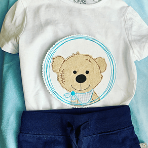 Stickdatei Doodle Boy Teddy Bär Set 817 - Sewando