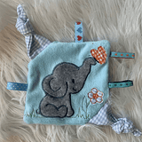 Stickdatei Knistertuch Baby Elefant Applikation Set 823 - Sewando