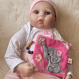 Stickdatei Knistertuch Baby Elefant Applikation Set 823 - Sewando