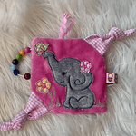Stickdatei Knistertuch Baby Elefant Applikation Set 823 - Sewando
