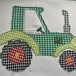 Stickdatei Doodle Applikation Traktor Eisenbahn Helikopter Segelboot Feuerwehr Set 819 Auto - Sewando