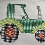 Stickdatei Doodle Applikation Traktor Eisenbahn Helikopter Segelboot Feuerwehr Set 819 Auto - Sewando