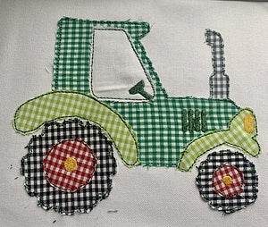 Stickdatei Doodle Applikation Traktor Eisenbahn Helikopter Segelboot Feuerwehr Set 819 Auto - Sewando