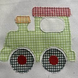 Stickdatei Doodle Applikation Traktor Eisenbahn Helikopter Segelboot Feuerwehr Set 819 Auto - Sewando