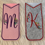 Stickdatei Monogramm Brillenetui Set 825 - Sewando