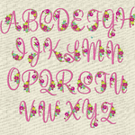 Stickdatei Monogramm Brillenetui Set 825 - Sewando