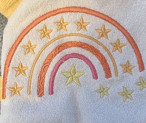 Stickdatei Regenbogen mit Sternen Set 829 - Sewando