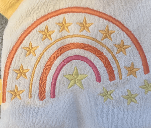 Stickdatei Regenbogen mit Sternen Set 829 - Sewando