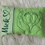 Stickdatei Babyfüsse mit Hände Set 831 - Sewando