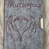 Stickdatei Hand und Fuss Set 832 Mutterpass - Sewando