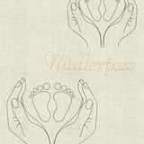 Stickdatei Hand und Fuss Set 832 Mutterpass - Sewando