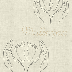 Stickdatei Hand und Fuss Set 832 Mutterpass - Sewando