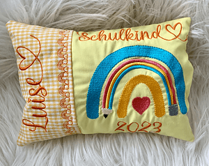 Stickdatei Regenbogen Einschulung Schulkind Set 833 - Sewando