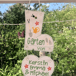 Stickdatei Garten Gartenregeln In the Hoop Maschinenstickerei Set 834 Anhänger - Sewando