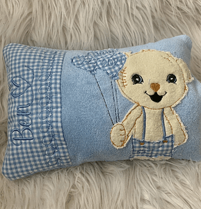 Stickdatei Kissen Teddy Bär Namenskissen Set 836 - Sewando
