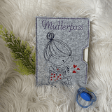 Stickdatei Mutterpass Mama mit Baby Set 845 - Sewando