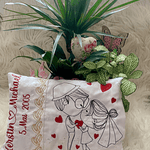Stickdatei Hochzeit Kissen In the Hoop Set 847 - Sewando