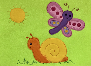 Stickdatei Doodle Applikation Tiere Set 851/1 - Sewando