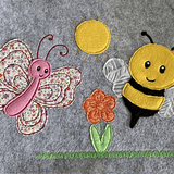 Stickdatei Doodle Applikation Tiere Set 851/2 - Sewando