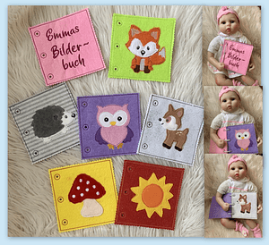 Stickdatei Bilderbuch Waldtiere Set 852 - Sewando