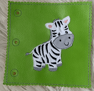 Stickdatei Buch Zoo Tiere Appliaktion Set 852 - Sewando