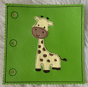 Stickdatei Buch Zoo Tiere Appliaktion Set 852 - Sewando