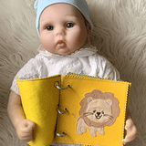 Stickdatei Buch Zoo Tiere Appliaktion Set 852 - Sewando