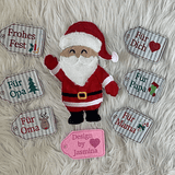 Stickdatei Weihnachten Anhänger Set 050a - Sewando