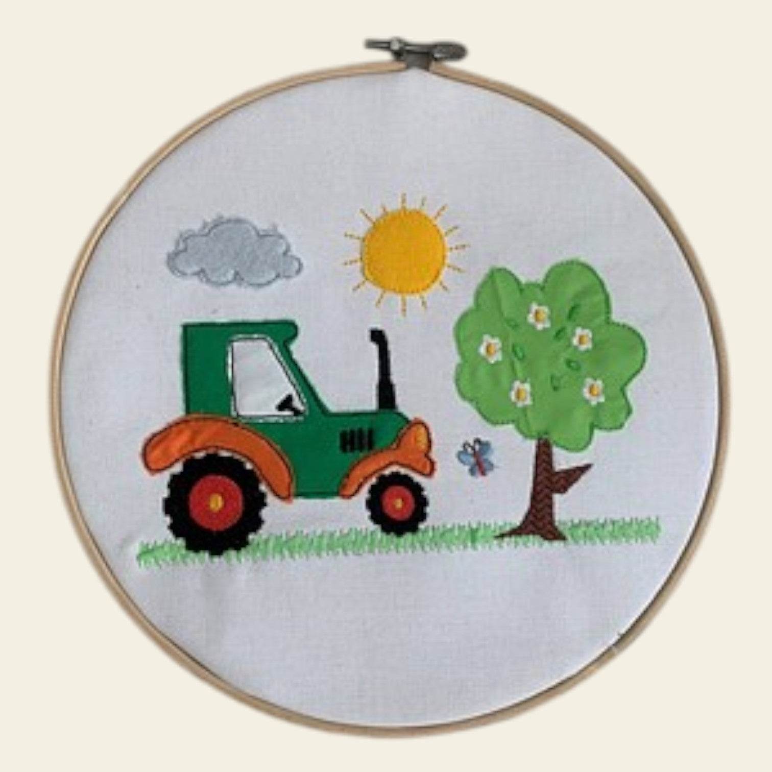 Stickdatei Traktor Applikation Set 860 - Sewando
