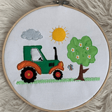 Stickdatei Traktor Applikation Set 860 - Sewando