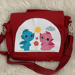 Stickdatei Drache in Love Applikation Set 860 - Sewando