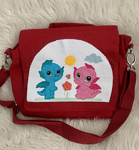 Stickdatei Drache in Love Applikation Set 860 - Sewando