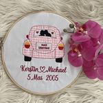 Stickdatei Doodle Hochzeitsauto Set 862 - Sewando