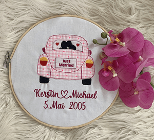 Stickdatei Doodle Hochzeitsauto Set 862 - Sewando