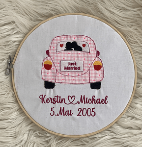 Stickdatei Doodle Hochzeitsauto Set 862 - Sewando