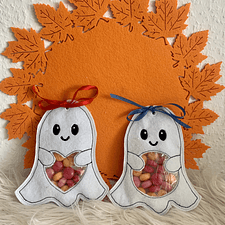 Stickdatei Geist In the Hoop für Süßigkeiten Halloween Set 869b - Sewando