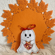 Stickdatei Geist In the Hoop für Süßigkeiten Halloween Set 869b - Sewando