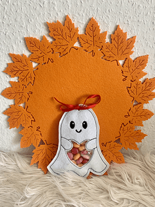 Stickdatei Geist In the Hoop für Süßigkeiten Halloween Set 869b - Sewando