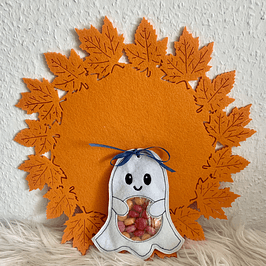 Stickdatei Geist In the Hoop für Süßigkeiten Halloween Set 869b - Sewando