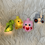 Stickdatei Lichterkette Tiere Kinder Set 866 - Sewando