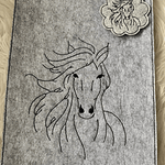 Stickdatei Equidenpass Pferdepass Impfpass Set 870 Outline - Sewando