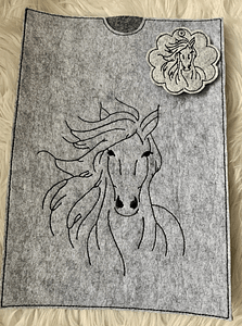 Stickdatei Equidenpass Pferdepass Impfpass Set 870 Outline - Sewando