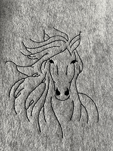Stickdatei Equidenpass Pferdepass Impfpass Set 870 Outline - Sewando