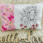 Stickdatei Pferd mit Blumen Set 871 - Sewando